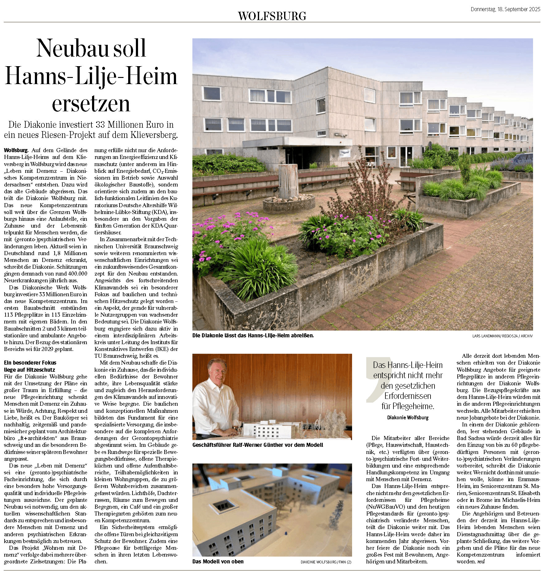 Neubau ersetzt das Hanns-Lilje-Heim