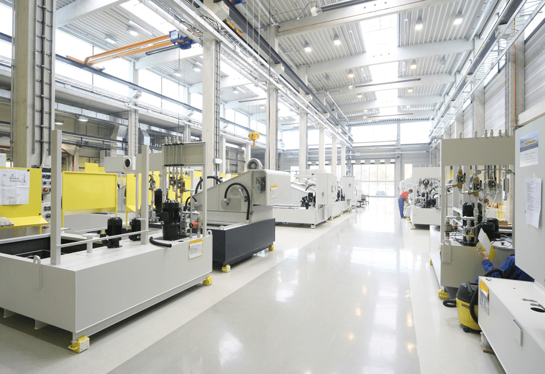 Mehr Raum für die Produktion. Die Erste.