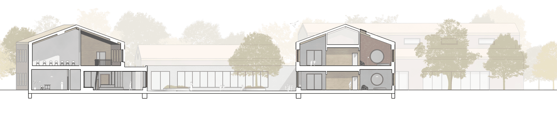 Schule zwischen Dorf und Landschaft