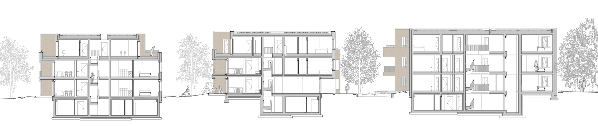 Gemeinsames Wohnen mit dörflicher Dichte
